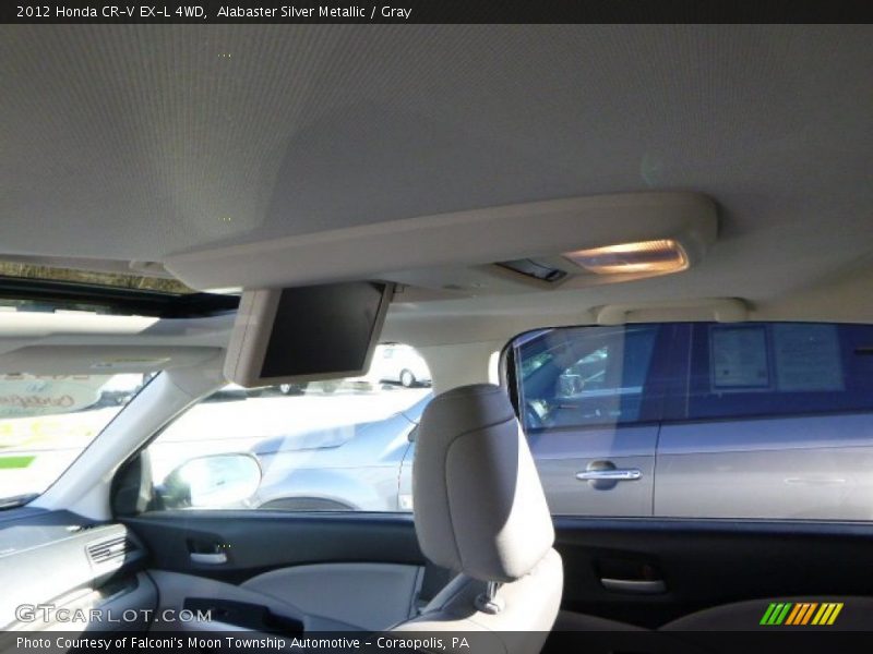 Alabaster Silver Metallic / Gray 2012 Honda CR-V EX-L 4WD