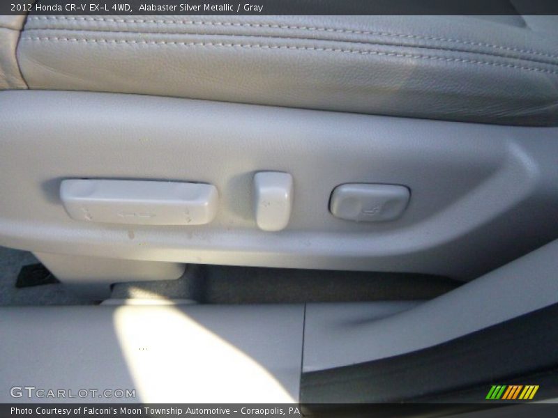 Alabaster Silver Metallic / Gray 2012 Honda CR-V EX-L 4WD