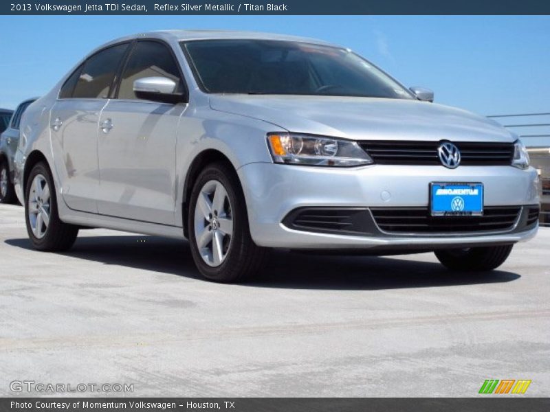 Reflex Silver Metallic / Titan Black 2013 Volkswagen Jetta TDI Sedan