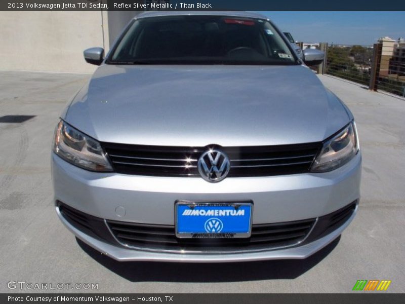 Reflex Silver Metallic / Titan Black 2013 Volkswagen Jetta TDI Sedan