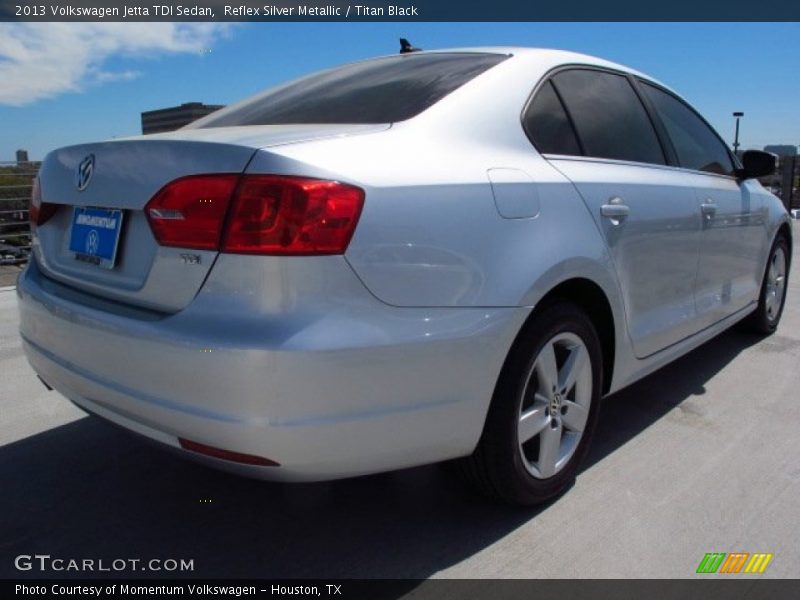 Reflex Silver Metallic / Titan Black 2013 Volkswagen Jetta TDI Sedan