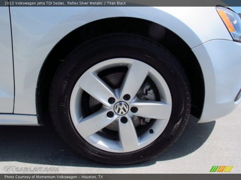 Reflex Silver Metallic / Titan Black 2013 Volkswagen Jetta TDI Sedan