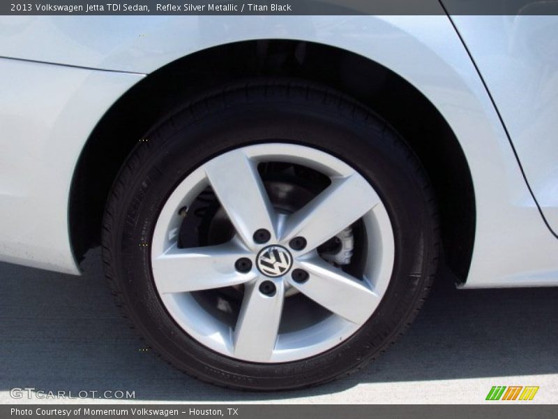 Reflex Silver Metallic / Titan Black 2013 Volkswagen Jetta TDI Sedan