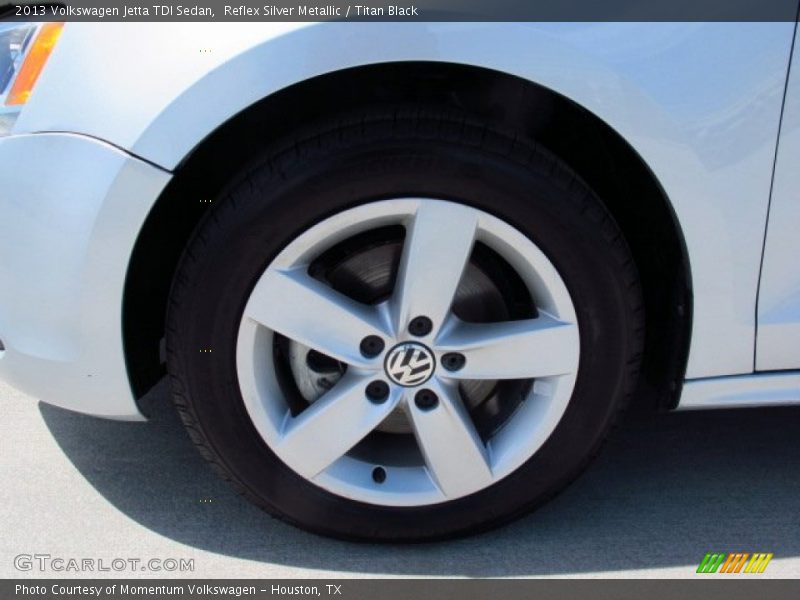 Reflex Silver Metallic / Titan Black 2013 Volkswagen Jetta TDI Sedan