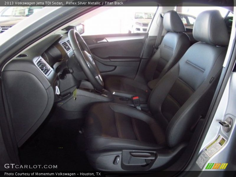 Reflex Silver Metallic / Titan Black 2013 Volkswagen Jetta TDI Sedan