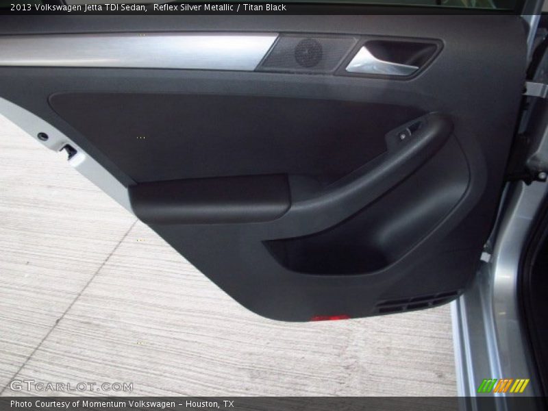 Reflex Silver Metallic / Titan Black 2013 Volkswagen Jetta TDI Sedan