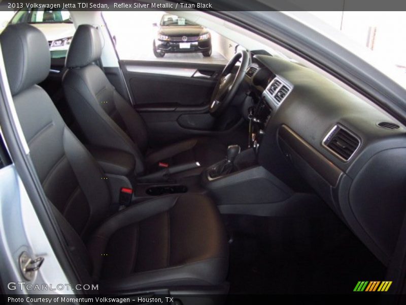 Reflex Silver Metallic / Titan Black 2013 Volkswagen Jetta TDI Sedan