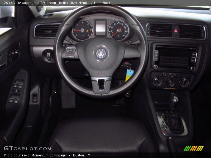 Reflex Silver Metallic / Titan Black 2013 Volkswagen Jetta TDI Sedan