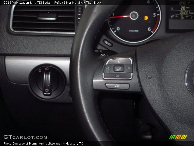 Reflex Silver Metallic / Titan Black 2013 Volkswagen Jetta TDI Sedan