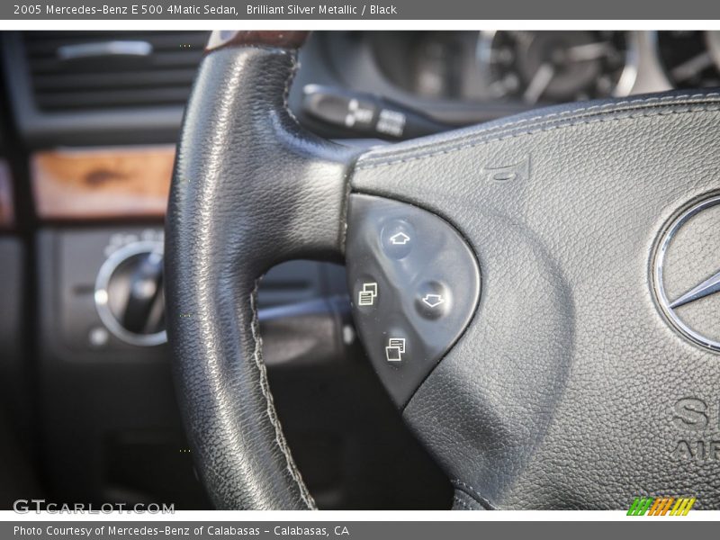 Controls of 2005 E 500 4Matic Sedan