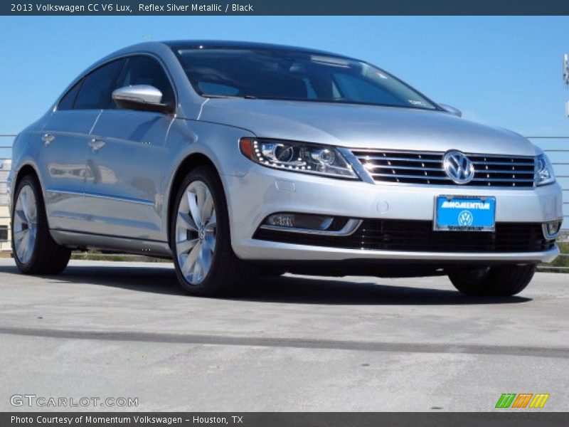 Reflex Silver Metallic / Black 2013 Volkswagen CC V6 Lux