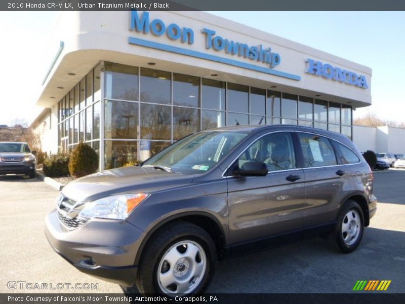 Urban Titanium Metallic / Black 2010 Honda CR-V LX