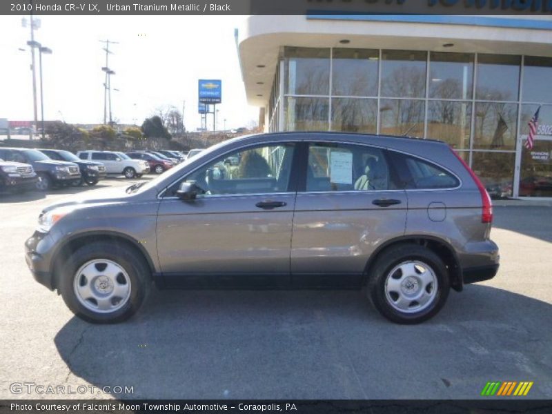Urban Titanium Metallic / Black 2010 Honda CR-V LX