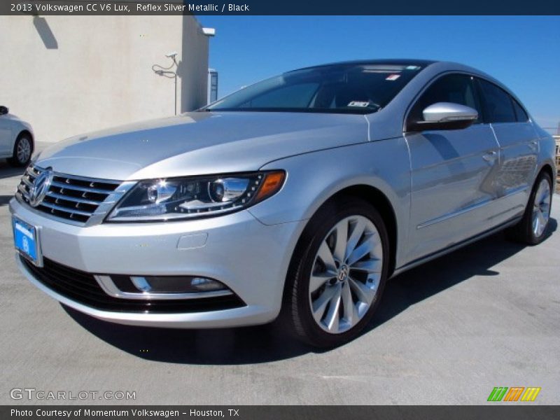 Reflex Silver Metallic / Black 2013 Volkswagen CC V6 Lux