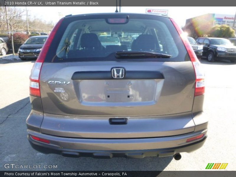 Urban Titanium Metallic / Black 2010 Honda CR-V LX