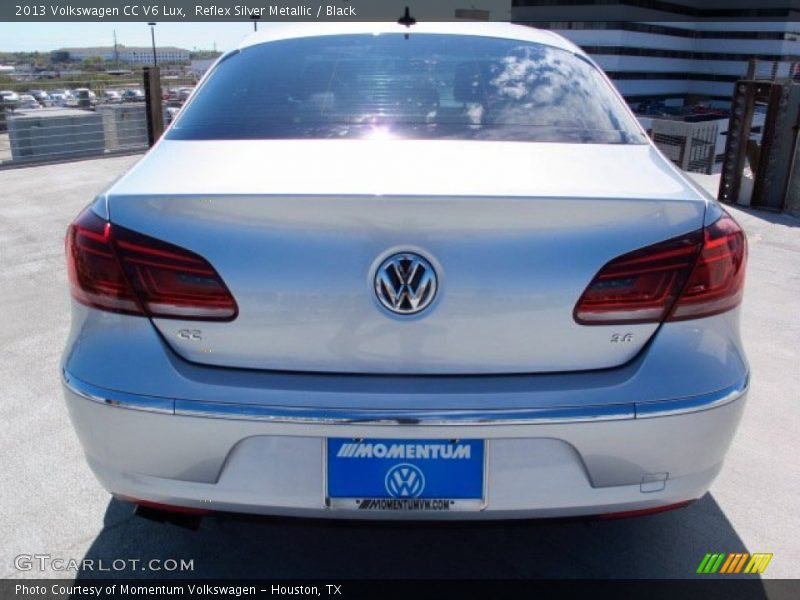 Reflex Silver Metallic / Black 2013 Volkswagen CC V6 Lux