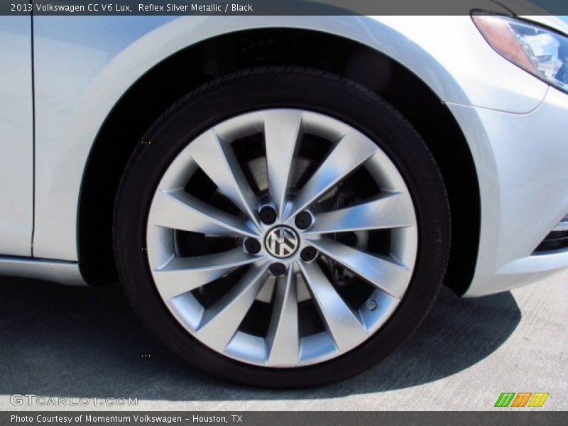 Reflex Silver Metallic / Black 2013 Volkswagen CC V6 Lux