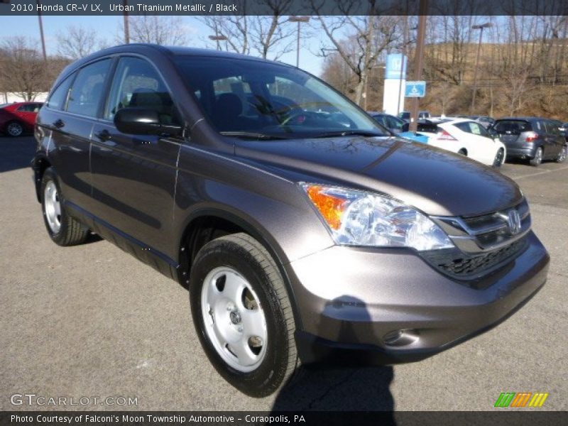 Urban Titanium Metallic / Black 2010 Honda CR-V LX