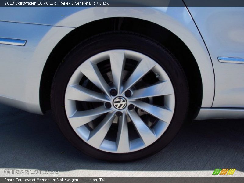 Reflex Silver Metallic / Black 2013 Volkswagen CC V6 Lux