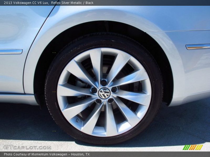Reflex Silver Metallic / Black 2013 Volkswagen CC V6 Lux