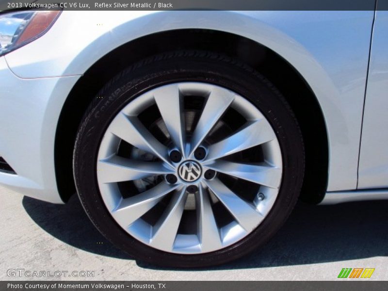 Reflex Silver Metallic / Black 2013 Volkswagen CC V6 Lux
