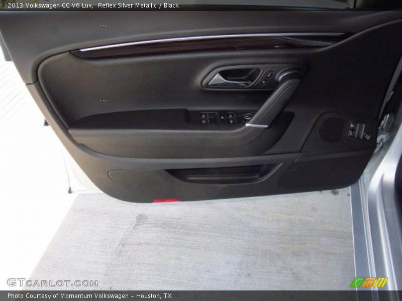 Reflex Silver Metallic / Black 2013 Volkswagen CC V6 Lux