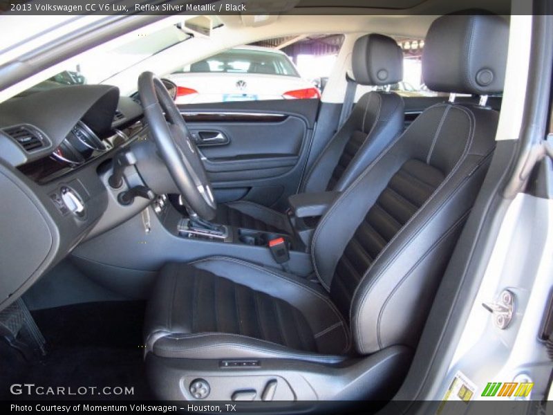 Reflex Silver Metallic / Black 2013 Volkswagen CC V6 Lux