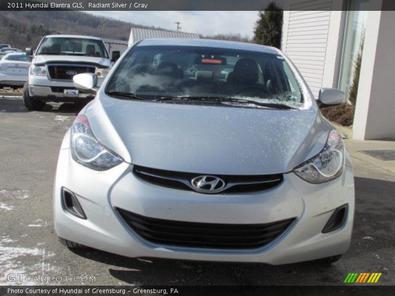 Radiant Silver / Gray 2011 Hyundai Elantra GLS