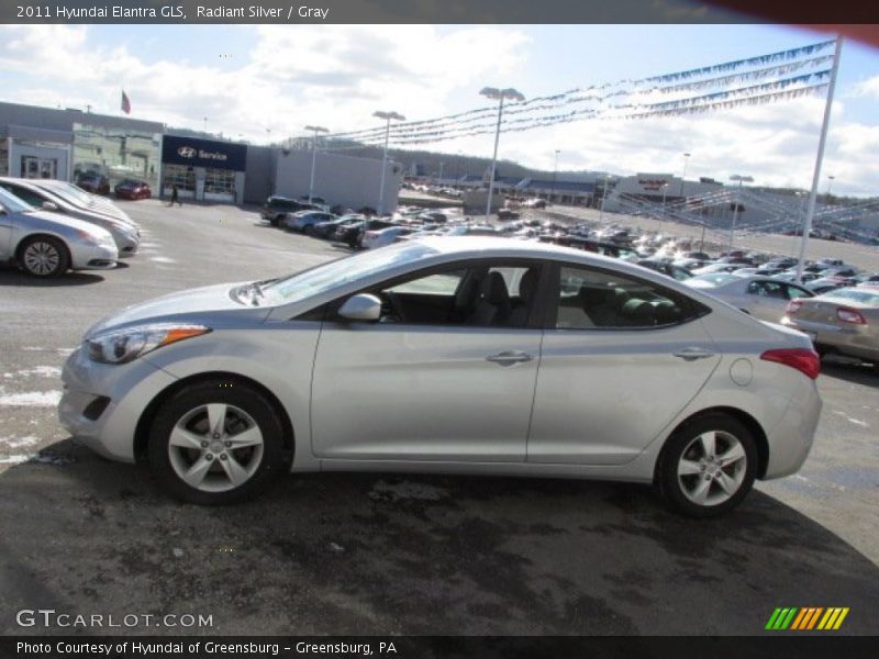 Radiant Silver / Gray 2011 Hyundai Elantra GLS