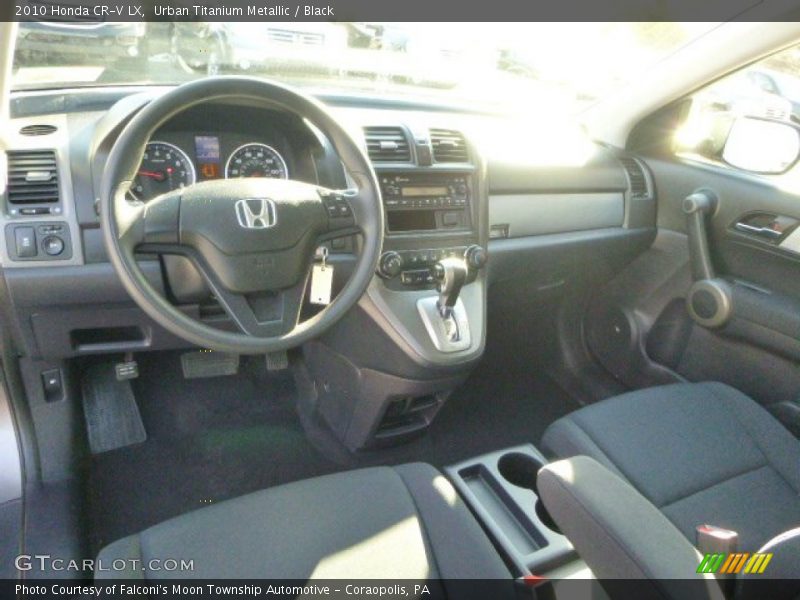 Urban Titanium Metallic / Black 2010 Honda CR-V LX