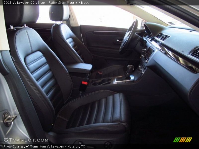 Reflex Silver Metallic / Black 2013 Volkswagen CC V6 Lux