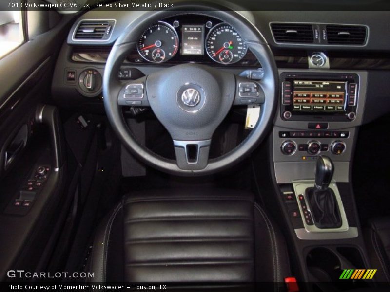 Reflex Silver Metallic / Black 2013 Volkswagen CC V6 Lux