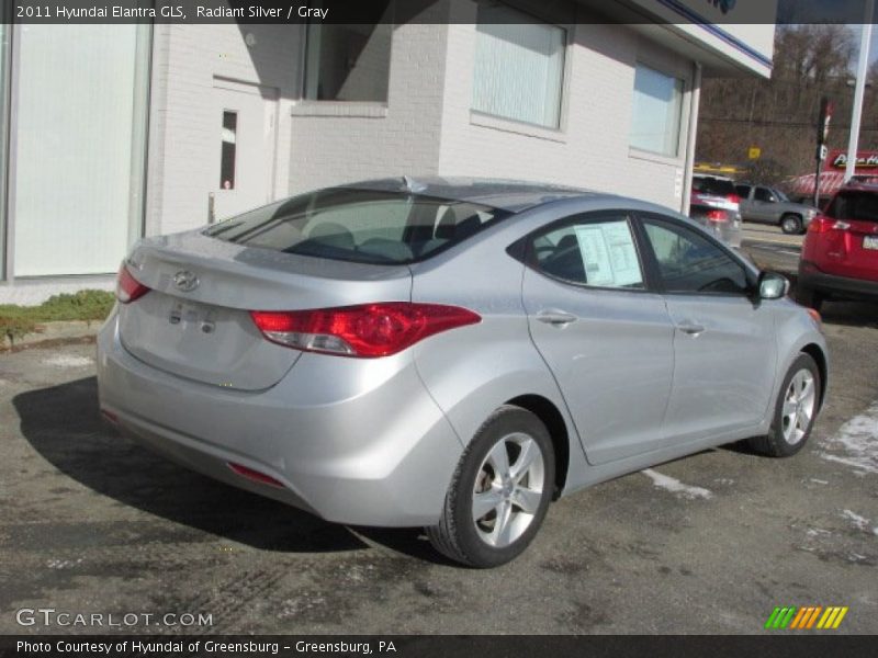 Radiant Silver / Gray 2011 Hyundai Elantra GLS