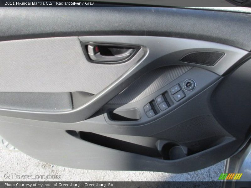 Radiant Silver / Gray 2011 Hyundai Elantra GLS