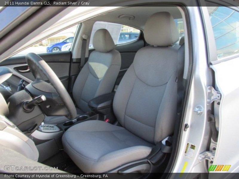 Radiant Silver / Gray 2011 Hyundai Elantra GLS