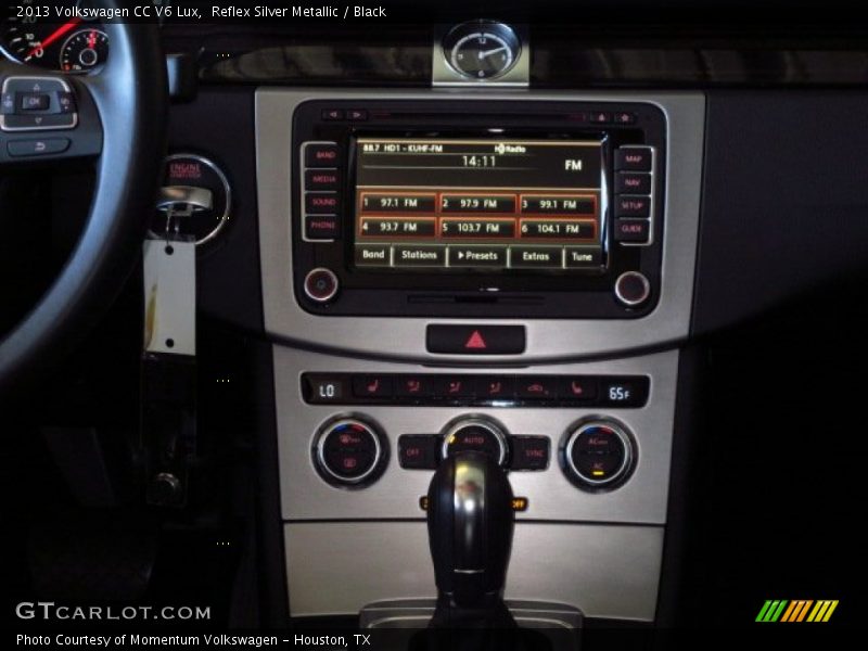Reflex Silver Metallic / Black 2013 Volkswagen CC V6 Lux