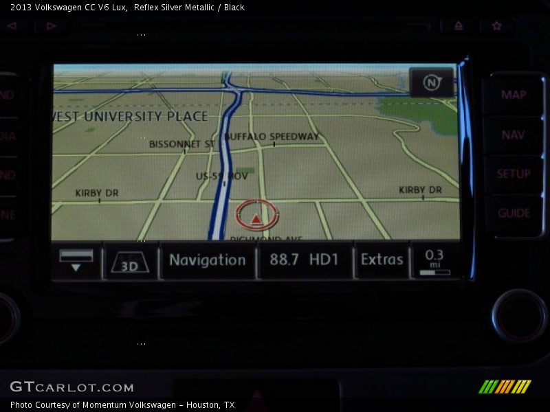 Reflex Silver Metallic / Black 2013 Volkswagen CC V6 Lux