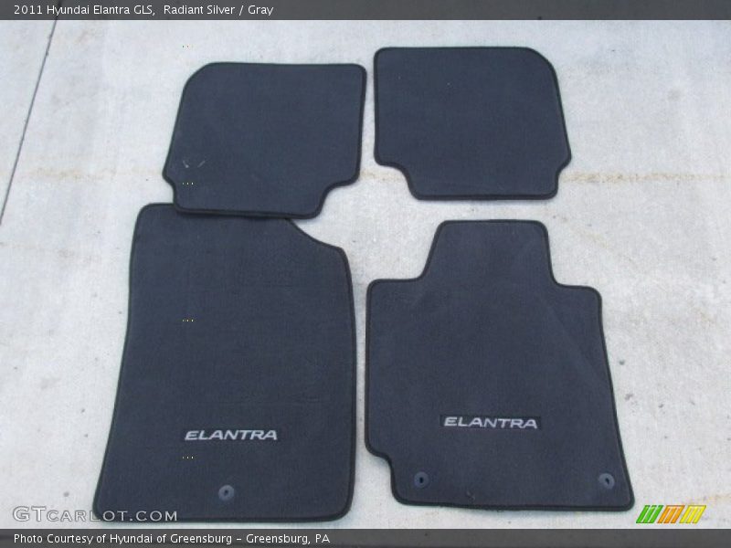 Radiant Silver / Gray 2011 Hyundai Elantra GLS