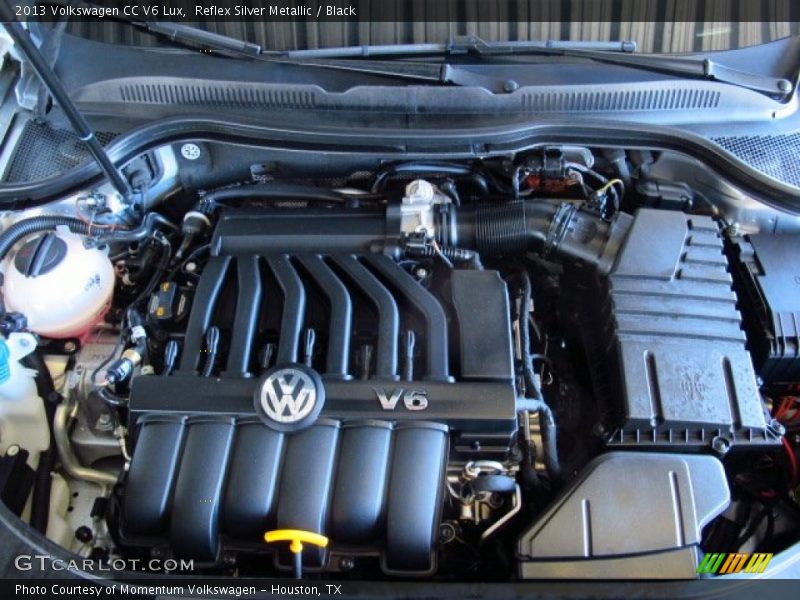 Reflex Silver Metallic / Black 2013 Volkswagen CC V6 Lux