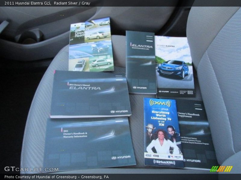 Radiant Silver / Gray 2011 Hyundai Elantra GLS