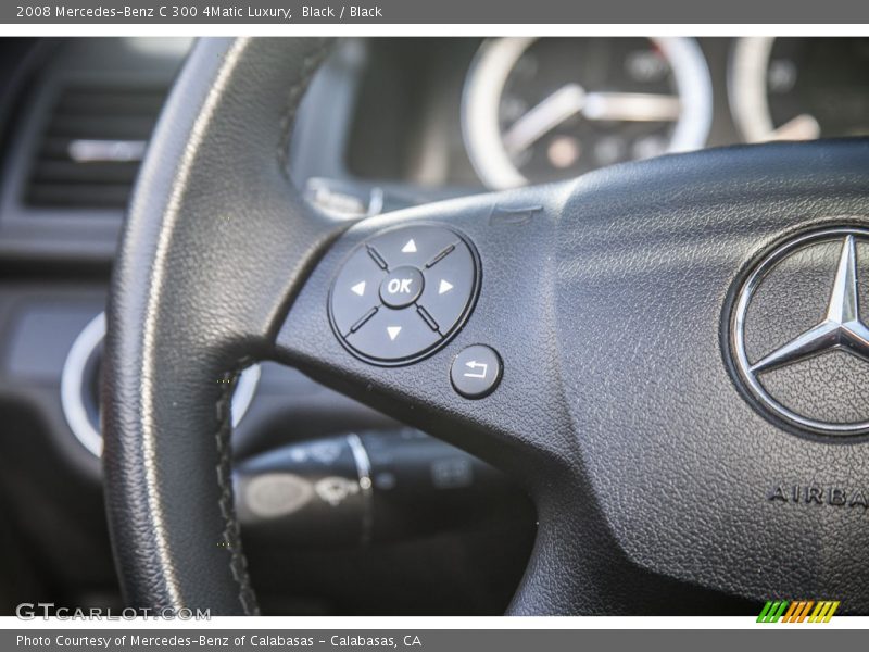 Black / Black 2008 Mercedes-Benz C 300 4Matic Luxury
