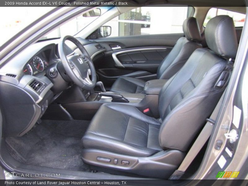 Front Seat of 2009 Accord EX-L V6 Coupe