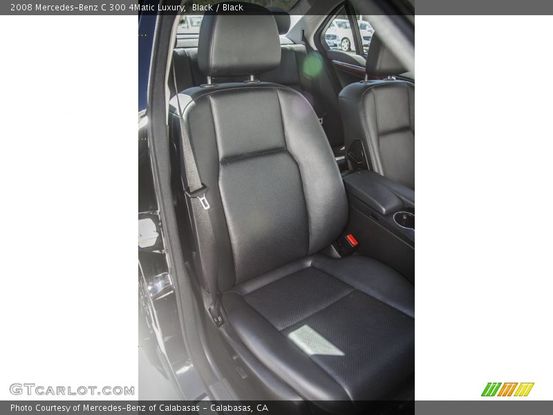 Black / Black 2008 Mercedes-Benz C 300 4Matic Luxury