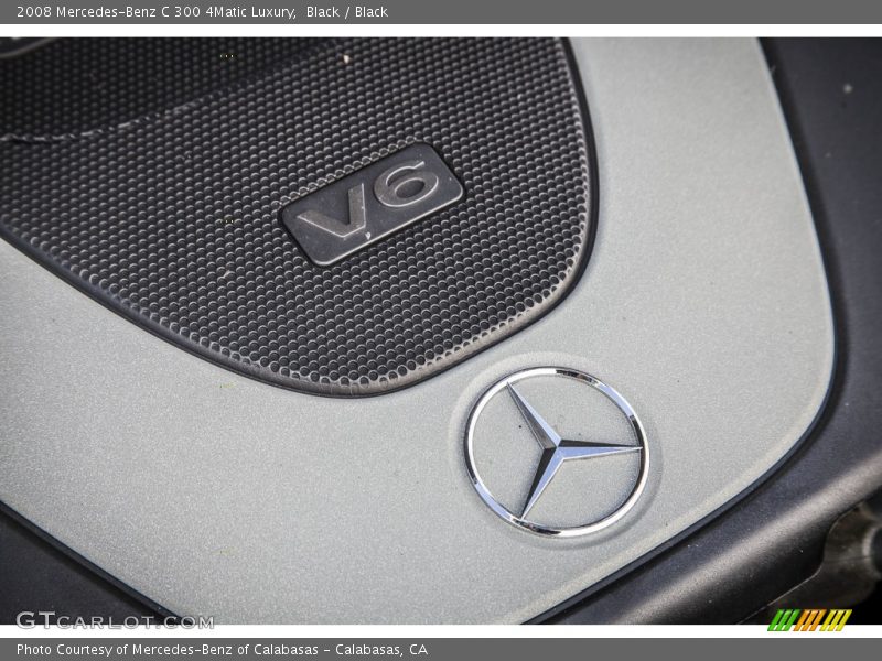 Black / Black 2008 Mercedes-Benz C 300 4Matic Luxury