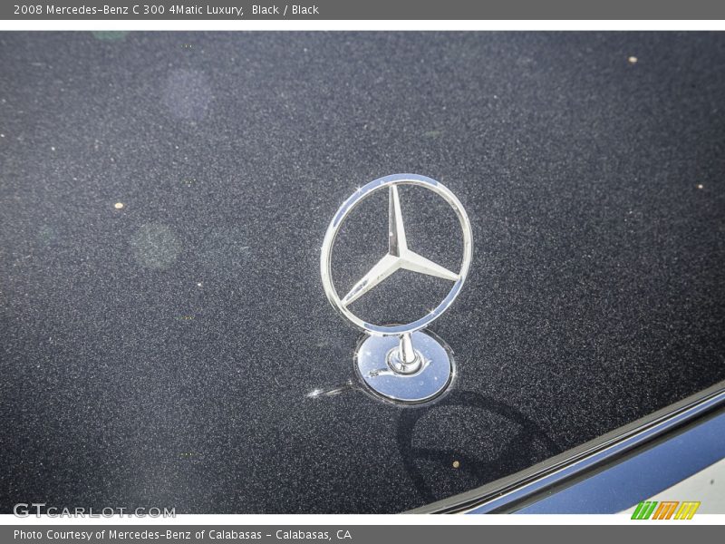 Black / Black 2008 Mercedes-Benz C 300 4Matic Luxury