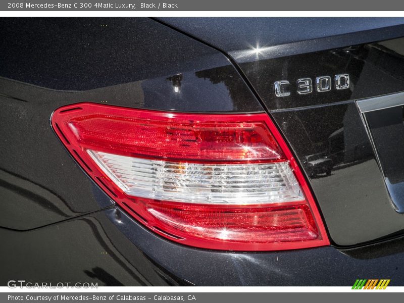 Black / Black 2008 Mercedes-Benz C 300 4Matic Luxury