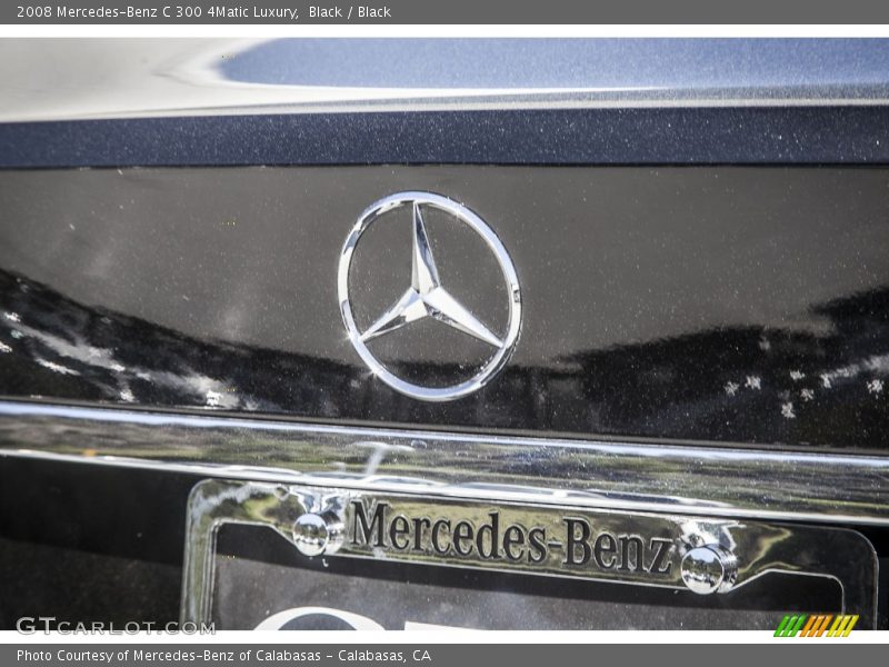 Black / Black 2008 Mercedes-Benz C 300 4Matic Luxury