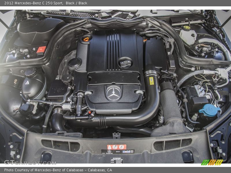 Black / Black 2012 Mercedes-Benz C 250 Sport