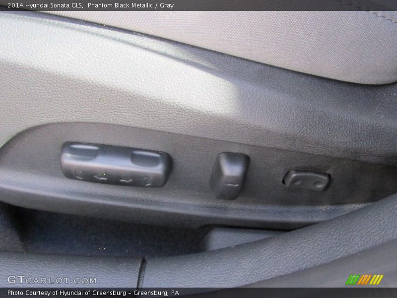 Phantom Black Metallic / Gray 2014 Hyundai Sonata GLS