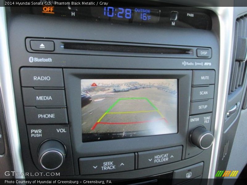 Phantom Black Metallic / Gray 2014 Hyundai Sonata GLS